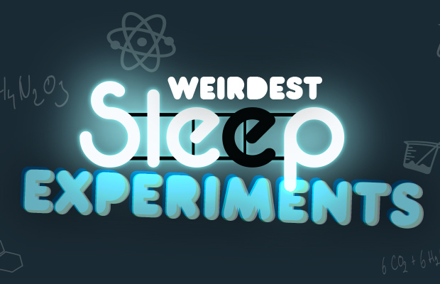 Weirdest Sleep Experiments Infographic